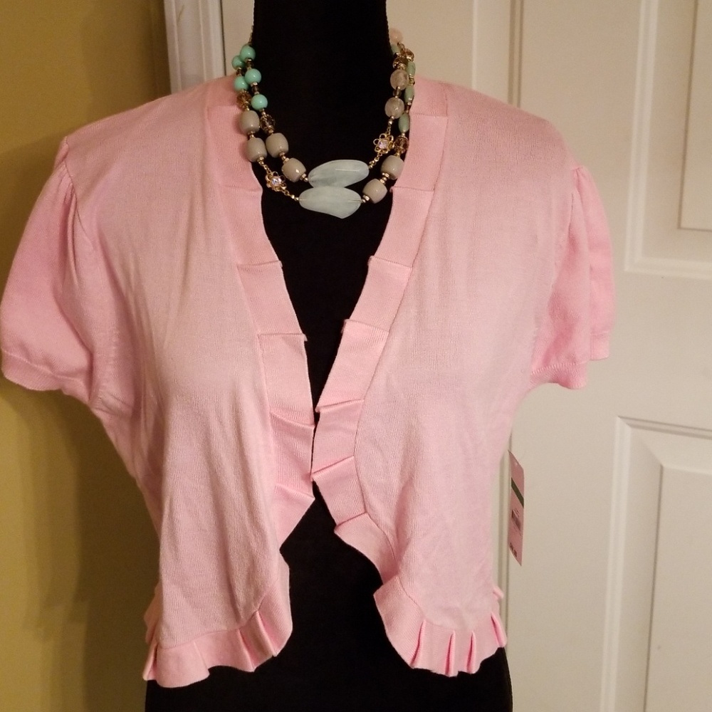 Pink shrug
